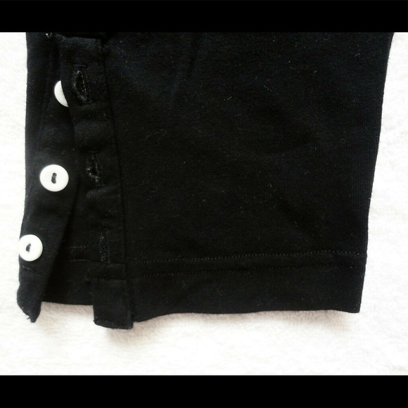 AMERICAN APPAREL black crop leggings sz XS NEW! - Picture 2 of 3